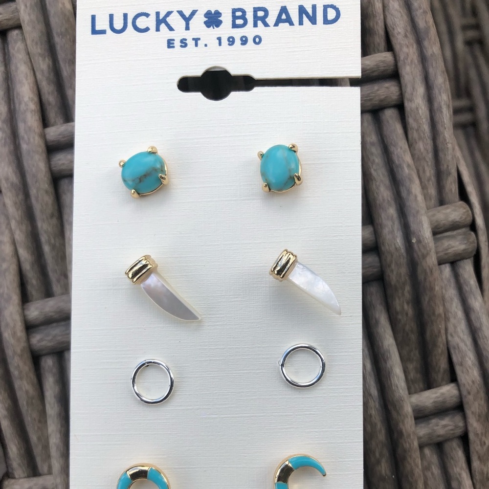 Lucky Brand stud earrings set